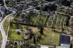 Flygfoto över Malmbäcks kyrka i Nässjö kommun.
