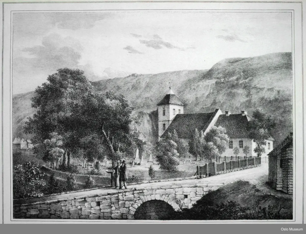 arkitektur, kirke, hospital, bru
