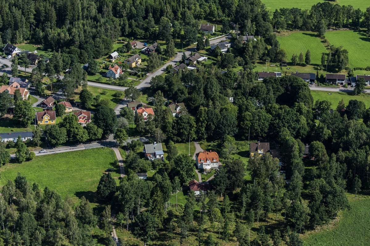 Flygfoto över Nye i Vetlanda kommun.