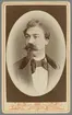 Porträtt av instrumentmakaren och pianofabrikören Johan Otto Baumgardt. Född i Stockholm 1842 inflyttade han till Linköping 1864. I den nya hemstaden etablerade han sig som fabrikör i S:t Kors kvarter 59. År 1877 gifte han sig med Christina Elisabet Nestor, född i Slaka sn 1838. Makarna avled i Linköping 1912 respektive 1914. Parets överlevande söner Nils och Jonas drev företaget vidare.