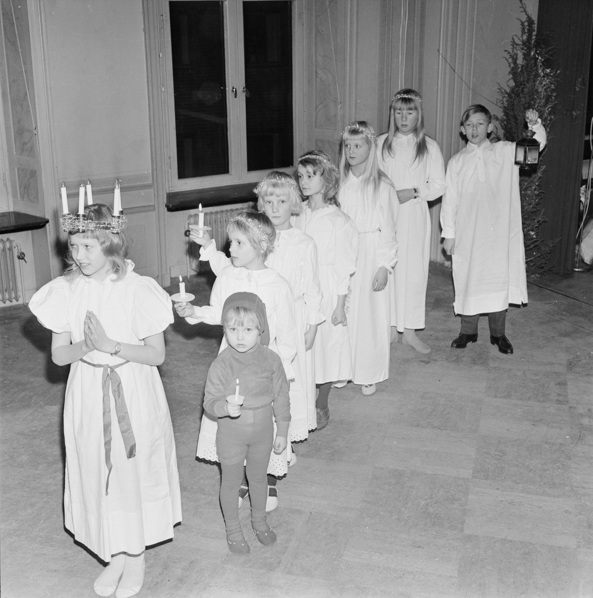Konstnärernas Lucia, Uppsala 1962