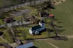 Flygfoto över Skepperstads kyrka i Sävsjö kommun.
