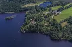 Flygfoto över Trollebo herrgård, tidigare Boo, i Vetlanda kommun.