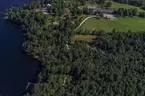 Flygfoto över Trollebo herrgård, tidigare Boo, i Vetlanda kommun.