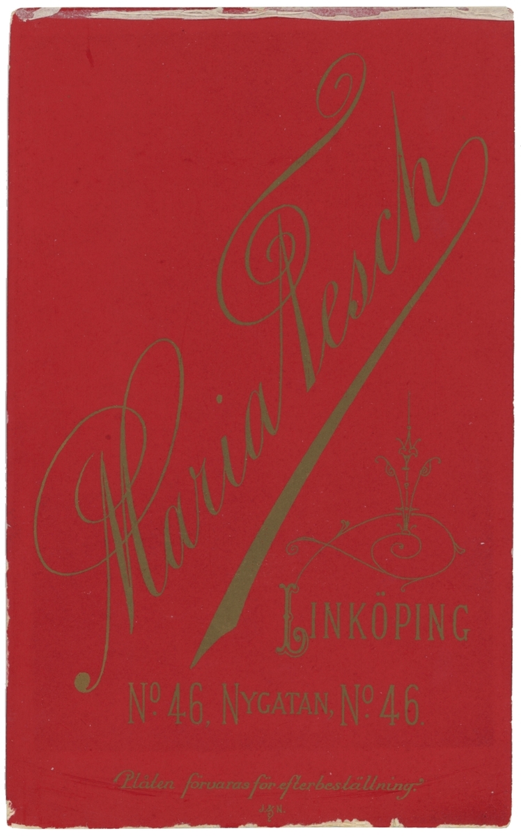 Porträtt av Carl Alfred Cornelius. Biskop över Linköpings stift från 1884 till sin död 1893. Gift 1857 med Johanna Maria von Engeström (1835-1896).