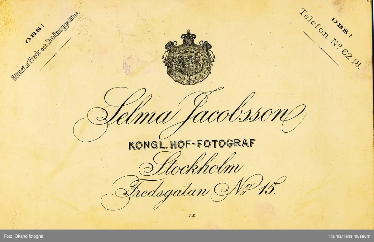 J P [Jöns (Johan) Peter] Cronhamn (1803-1875).
Professor vid Kungliga Musikaliska Akademien med mera.