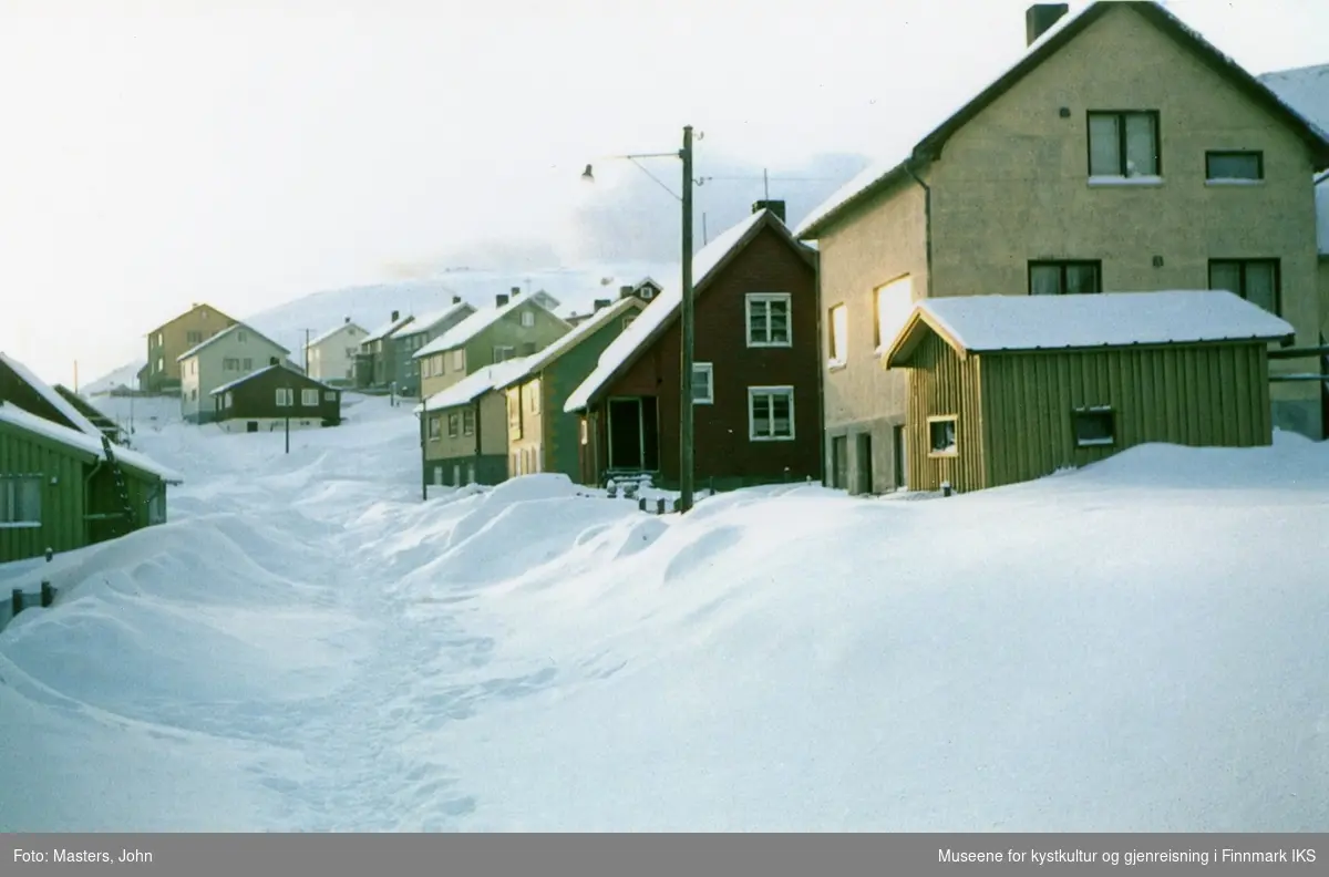 Honningsvåg. Vinter i Storbukt. 1962/63.