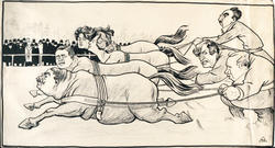 Fra teatrenes travbane [papirkunst]