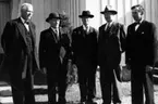 Johan Jönsson Flatåsen, Johannes Persson Anttila, Edvard Larsson Högåsen, Henrik Olsson Viggen, kyrkvärden Valfrid Bengtsson Flatåsen.