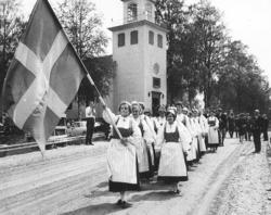 Vitsand invigde sin hembygdsdräkt med en kyrklig högtid. Rut