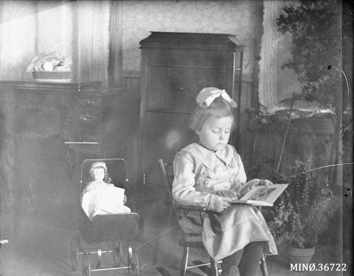 Liten pike leser. Evelyn Kleven. 