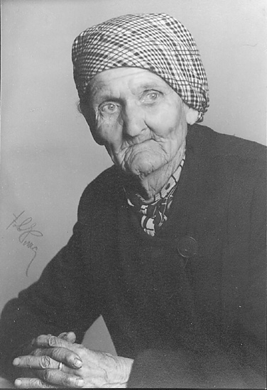 Maria Hedenberg, "Kniv-kungen" Johan Hedenbergs hustru.