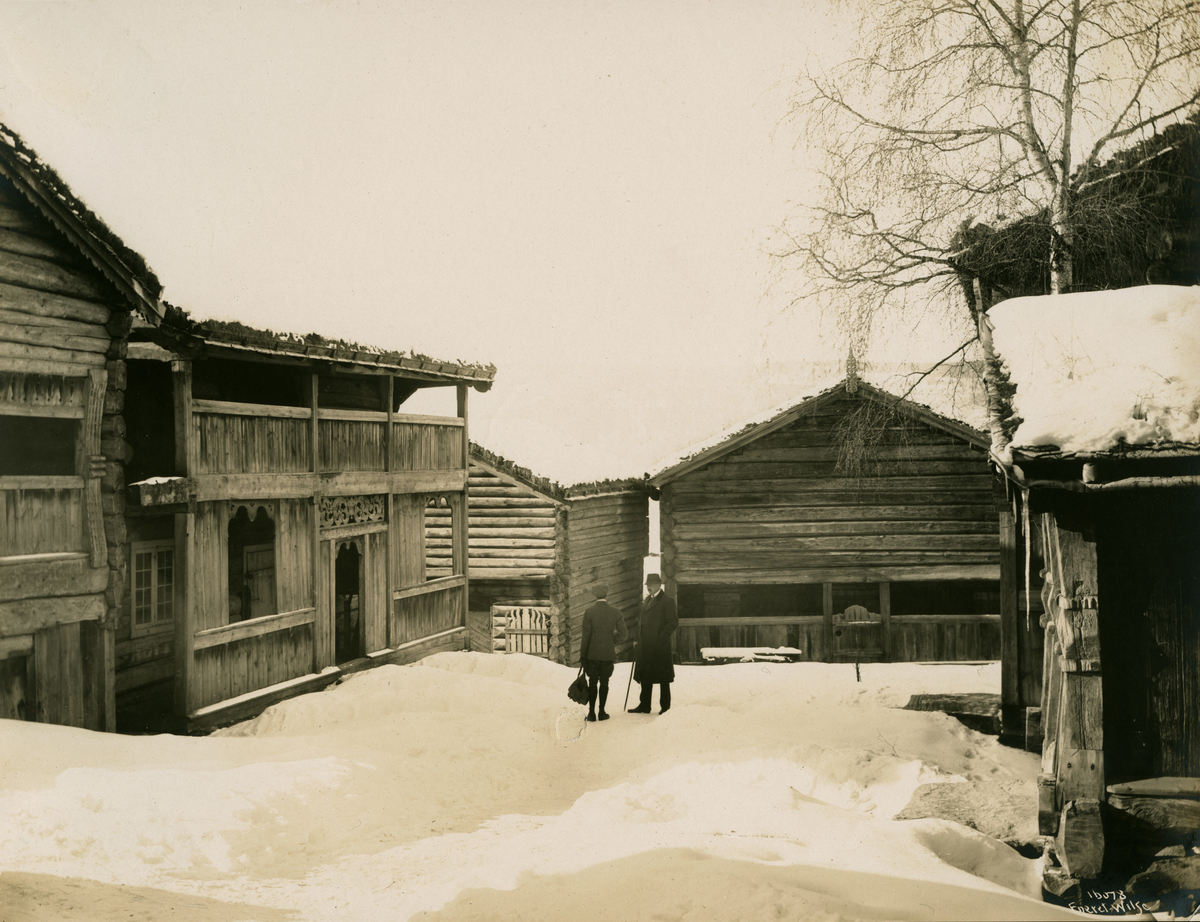 Lillehammer. Maihaugen. Innetunet til Bjørnstad Gård.