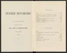 Svenska järnstämplar 1918.
Tryckt.
Ur Carl Sahlins bergshistoriska samling.