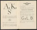 Svenska järnstämplar 1918.
Tryckt.
Ur Carl Sahlins bergshistoriska samling.