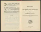 Svenska järnstämplar 1908-1929.
Tryckt.
Ur Carl Sahlins bergshistoriska samling.