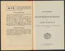 Svenska järnstämplar 1908-1929.
Tryckt.
Ur Carl Sahlins bergshistoriska samling.