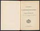 Svenska järnstämplar 1908-1929.
Tryckt.
Ur Carl Sahlins bergshistoriska samling.