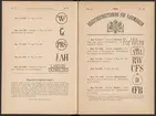 Registreringstidning för varumärken 1885. Serie A, Svenska järnstämplar.
Tryckt.
Ur Carl Sahlins bergshistoriska samling.