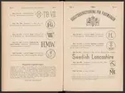 Registreringstidning för varumärken 1885. Serie A, Svenska järnstämplar.
Tryckt.
Ur Carl Sahlins bergshistoriska samling.