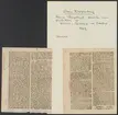 Stora Kopparbergets kronologi.

Ur Carl Sahlins bergshistoriska samling.