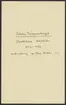 Stora Kopparbergets kronologi.

Ur Carl Sahlins bergshistoriska samling.
