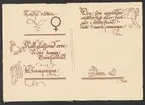 Stora Kopparbergets kronologi. 

Ur Carl Sahlins bergshistoriska samling.