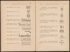 Registreringstidning för varumärken 1885. Serie A, Svenska järnstämplar.
Tryckt.
Ur Carl Sahlins bergshistoriska samling.