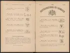 Registreringstidning för varumärken 1885. Serie A, Svenska järnstämplar.
Tryckt.
Ur Carl Sahlins bergshistoriska samling.