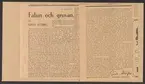 Stora Kopparbergets kronologi. 

Ur Carl Sahlins bergshistoriska samling.