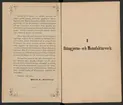 Stämpelbok för Svenska Järnverken 1864, med supplement 1867.
Delvis handskrift.
Ur Carl Sahlins bergshistoriska samling.