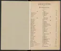 Stämpelbok för Svenska Järnverken 1864, med supplement 1867.
Delvis handskrift.
Ur Carl Sahlins bergshistoriska samling.