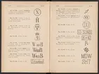 Registreringstidning för varumärken 1885. Serie A, Svenska järnstämplar.
Tryckt.
Ur Carl Sahlins bergshistoriska samling.