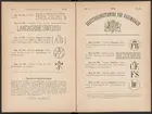 Registreringstidning för varumärken 1885. Serie A, Svenska järnstämplar.
Tryckt.
Ur Carl Sahlins bergshistoriska samling.