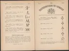 Registreringstidning för varumärken 1885. Serie A, Svenska järnstämplar.
Tryckt.
Ur Carl Sahlins bergshistoriska samling.