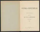Svenska järnstämplar 1907.
Tryckt.
Ur Carl Sahlins bergshistoriska samling.