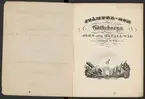 Stämpelbok över Göteborgs järn- och metallvåg, upprättad år 1838.
Tryckt.
Ur Carl Sahlins bergshistoriska samling.