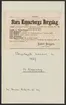 Stora Kopparbergets kronologi. 

Ur Carl Sahlins bergshistoriska samling.