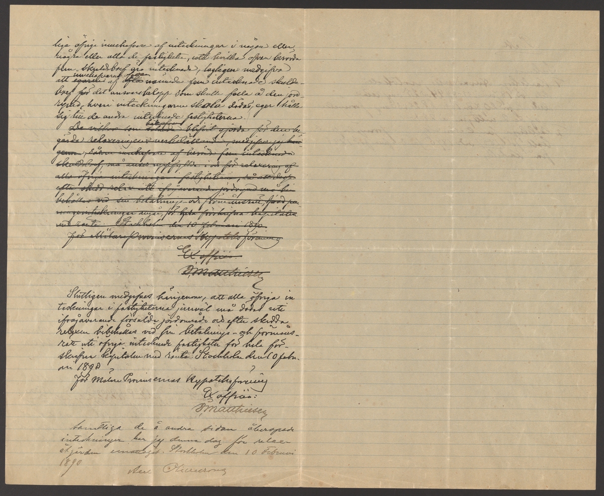 Karlsdals bruks kronologi.
Ur Carl Sahlins bergshistoriska samling.