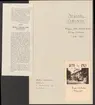 Höganäs stenkolsgruvors kronologi.
Ur Carl Sahlins bergshistoriska samling.