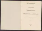 Kiirunavaara.
Kirunagruvans kronologi.
Ur Carl Sahlins bergshistoriska samling.