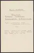 Höganäs stenkolsgruvors kronologi.
Ur Carl Sahlins bergshistoriska samling.