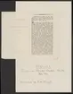 Höganäs stenkolsgruvors kronologi.
Ur Carl Sahlins bergshistoriska samling.