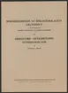 Höganäs stenkolsgruvors kronologi.
Ur Carl Sahlins bergshistoriska samling.