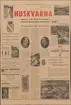 Husqvarna vapenfabriks kronologi.
Ur Carl Sahlins bergshistoriska samling.