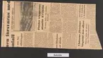 Kiirunavaara.
Kirunagruvans kronologi.
Ur Carl Sahlins bergshistoriska samling.