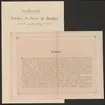 Uddeholmsverkens kronologi.
Uddeholms AB.
Ur Carl Sahlins bergshistoriska samling.