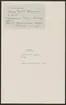 Uddeholmsverkens kronologi.
Uddeholms AB.
Ur Carl Sahlins bergshistoriska samling.