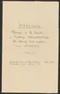 Uddeholmsverkens kronologi.
Uddeholms AB.
Ur Carl Sahlins bergshistoriska samling.