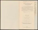 Fyndigheter.
Ämnesordnade handlingar av bergshistoriskt och bergstekniskt innehåll.
Ur Carl Sahlins bergshistoriska samling.